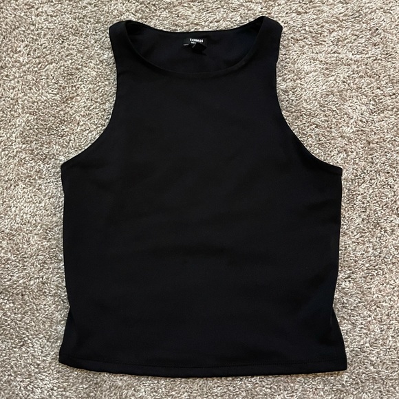 Express body contour top black size small - Picture 1 of 2